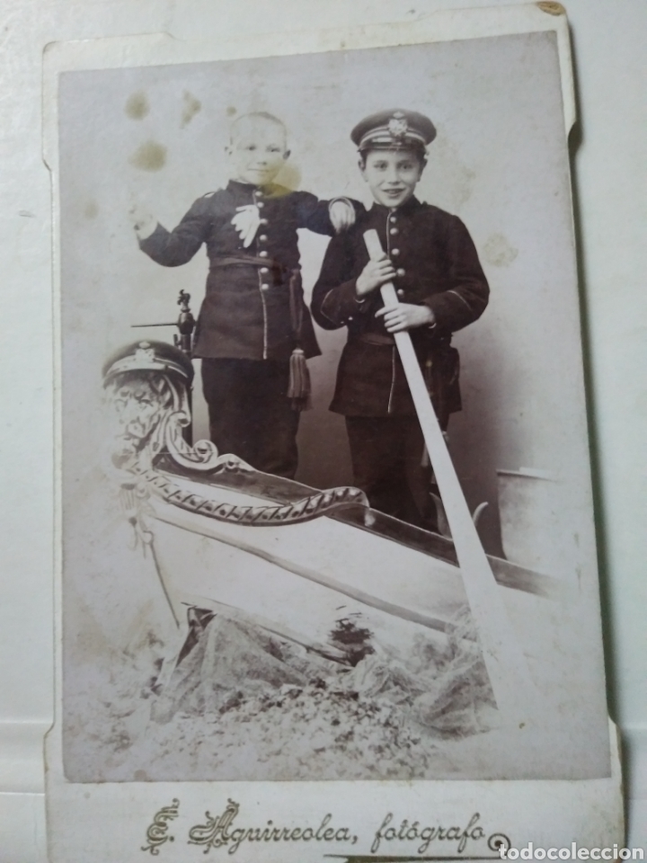 Fotograf&iacute;a antigua: FOTOGRAFIA ALBUMINA. E. AGUIRREOLA. VERGARA. SIGLO XIX.