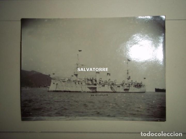 Antique Photography: FOTOGRAFIA ANTIGUA VISITA ALFONSO XIII. TENERIFE.SANTA CRUZ.BUQUE RIO DE LA PLATA.1906.CANARIAS.