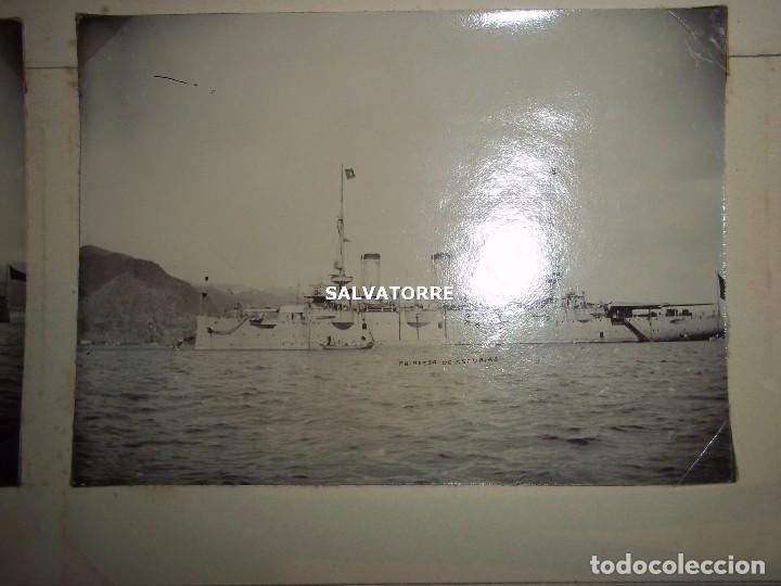 Antique Photography: FOTOGRAFIA ANTIGUA VISITA ALFONSO XIII. TENERIFE.SANTA CRUZ.BUQUE PRINCESA DE ASTURIAS.1906.CANARIAS