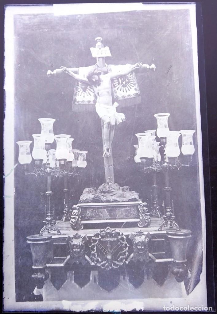 Fotografia antica: VILLAGORDO DEL MARQUESADO NEGATIVO DE CRISTAL