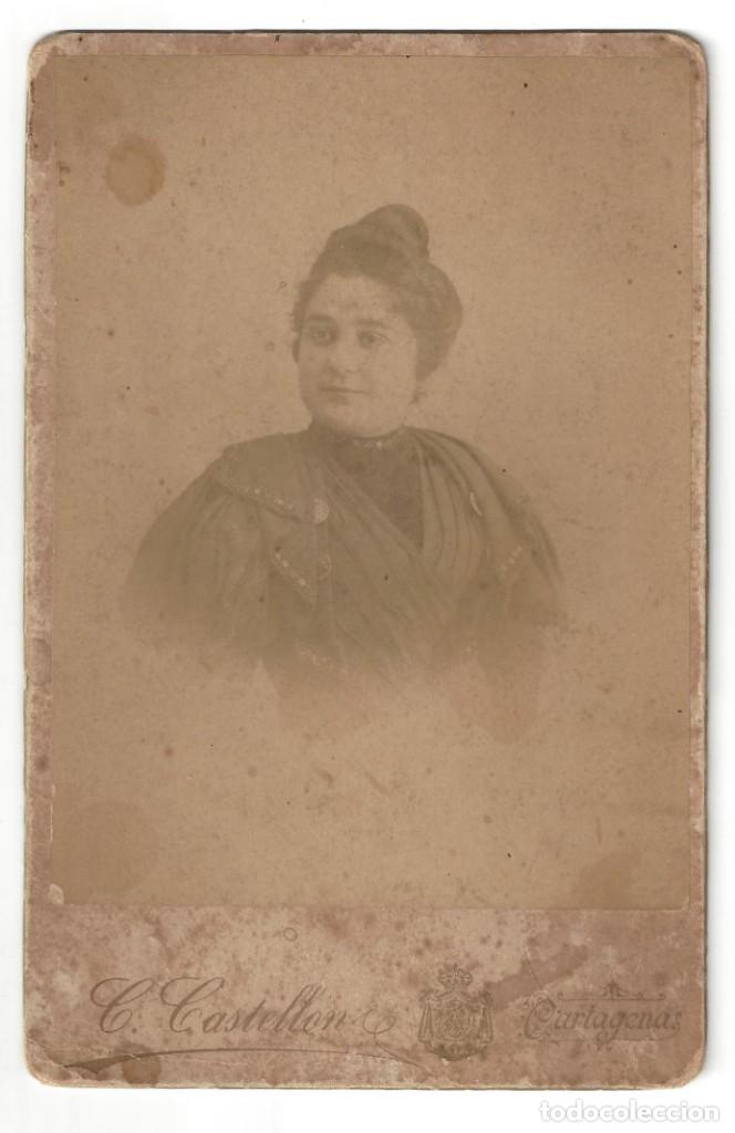 Antique Photography: FOTOGRAF&Iacute;A SE&Ntilde;ORA. FOT&Oacute;GRAFO C. CASTELLON. CARTAGENA- (SIGLO XIX)