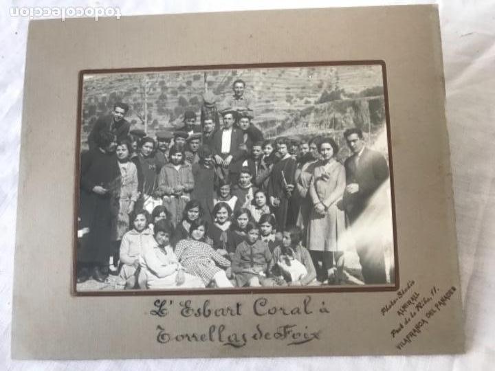 Antique Photography: ALBUMINA - L&rsquo;ESBART CORAL A TORRELLES DE FOIX - ALMIRALL VILAFRANCA DEL PENEDES 1900&rsquo;S.
