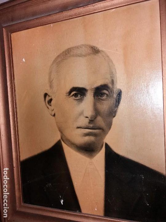Fotografia antica: FOTOGRAFIA RETRATO EN TABLA ANTIGUO SE&Ntilde;OR CABALLERO