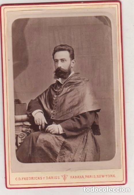 Antique Photography: Retrato emigrante vasco Angel Arregui y Benegui. Fot&oacute;grafo Fredricks y Daries Habana. Cuba