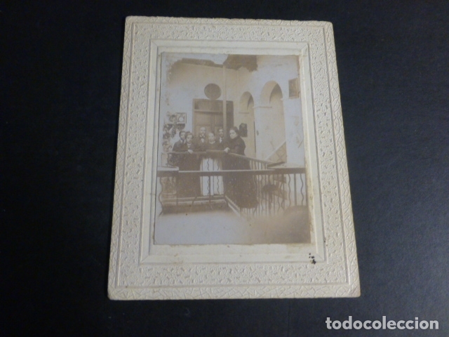 Fotografia antica: TANGER MAYO 1901 FOTOGRAFIA FAMILIA ESPA&Ntilde;OLA EN VIVIENDA