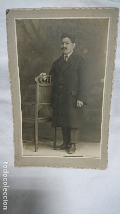 Fotografia antica: ANTIGUA FOTOGRAF&Iacute;A RETRAT&Oacute; HOMBRE DE &Eacute;POCA