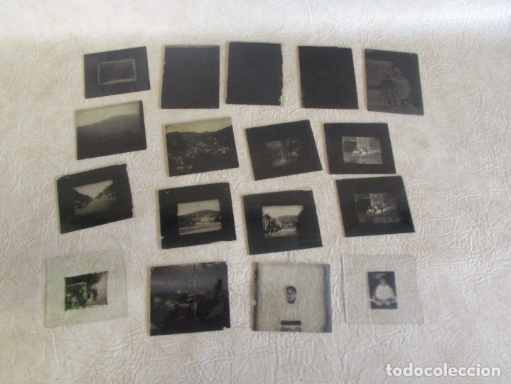Fotografia antica: LOTE NEGATIVOS A CRISTAL VARIADOS A CLASIFICAR
