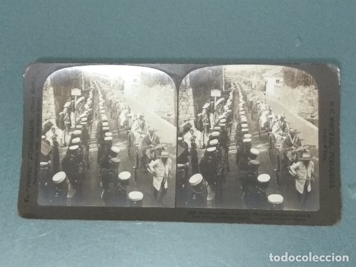 Fotografia antiga: FOTO ESTEREOSCOPICA ALBUMINA H.C WHITE C.O.