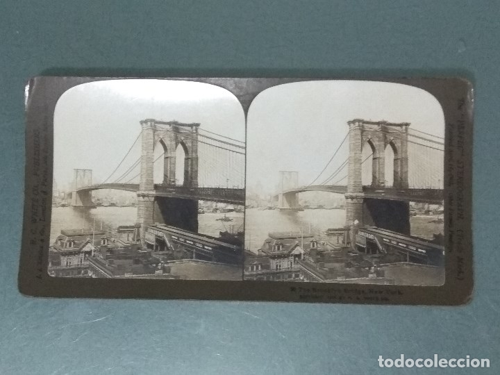 Fotografia antiga: FOTO ESTEREOSCOPICA ALBUMINA H.C WHITE C.O.