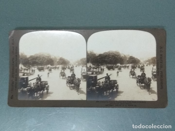Fotografia antiga: FOTO ESTEREOSCOPICA ALBUMINA H.C WHITE C.O.