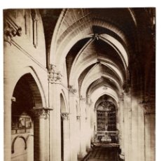 Fotografía antigua: SALAMANCA.- NAVE MAYOR DE LA CATEDRAL VIEJA. J. LAURENT Y Cª. 33X25.