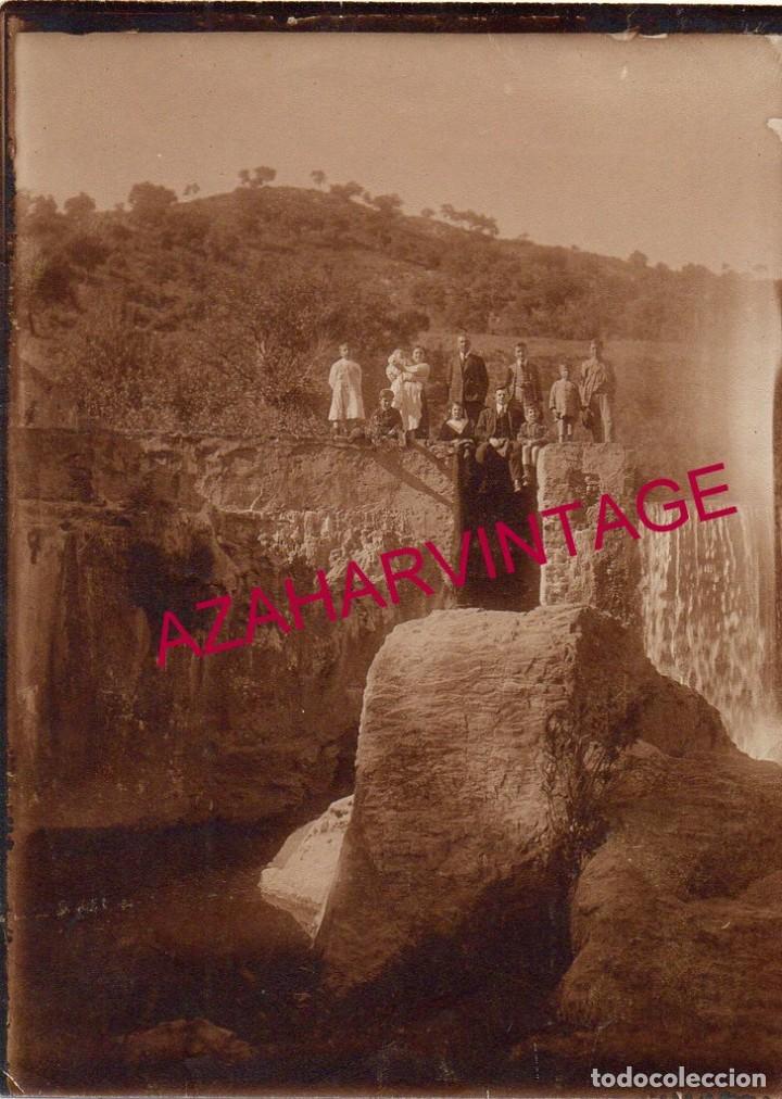 Antique Photography: SIGLO XIX, ALBUMINA, PARAJE DE CATALU&Ntilde;A A IDENTIFICAR, 90X120MM