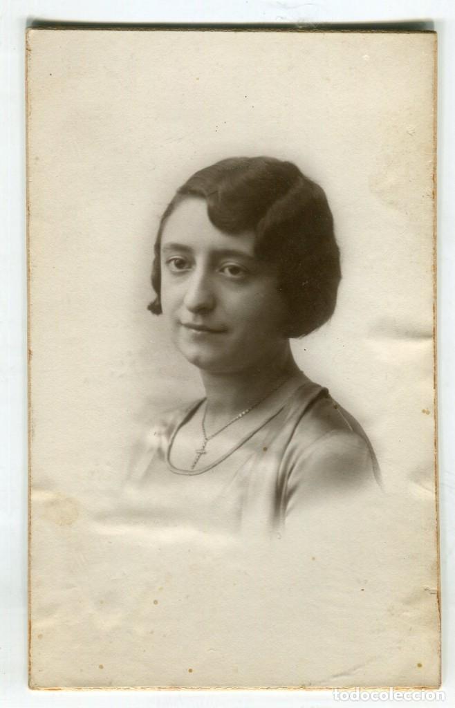 Fotografia antica: TORTOSA FOTO DE SE&Ntilde;ORA STUDIO ESCUDE (POST CARD) (14 X 8,5 CMS APROX.) CARTON DURO VER REVERSO