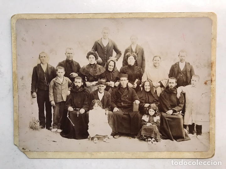 Fotografia antiga: BENIARR&Eacute;S. Fotograf&iacute;a antigua, Reuni&oacute;n Social Local. benefactores del Clero, Cartujos, Beatas...