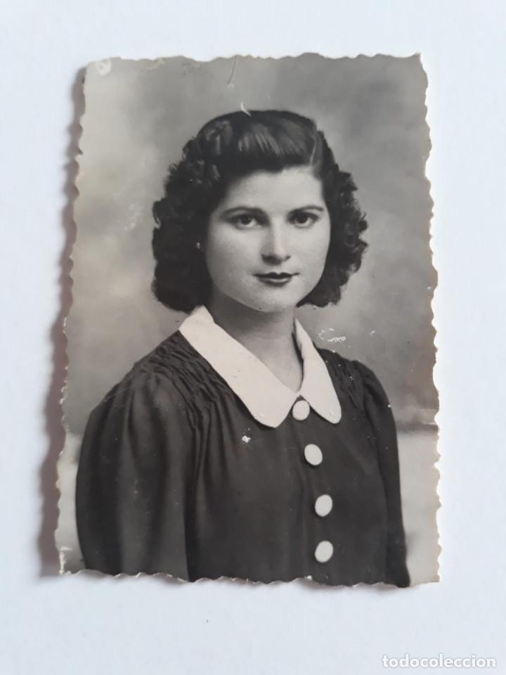 Fotografia antiga: Retrato de una mujer bella de &eacute;poca