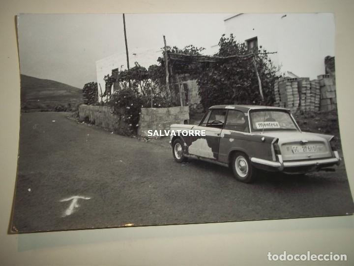 Fotograf&iacute;a antigua: CARRERA MOTOS. GRAN CANARIA. A&Ntilde;OS 60. CANARIAS.LAS PALMAS.MONTESA.MARCA CURVA DERECHA.