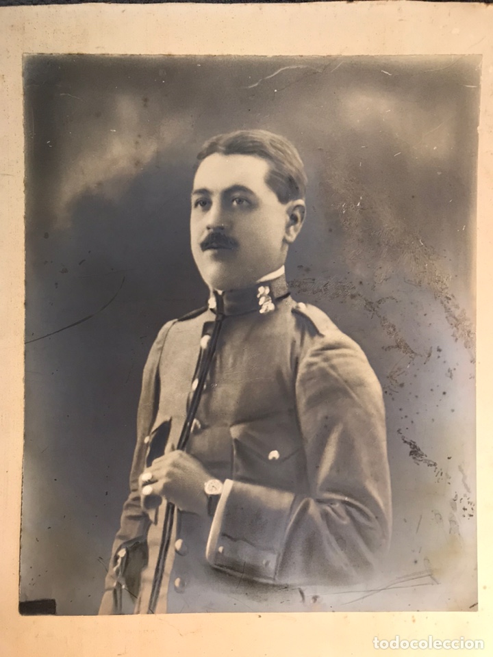 Alte Fotografie: MILITAR. Fotograf&iacute;a antigua. Militar del Ej&eacute;rcito Espa&ntilde;ol, bajo el reinado de Alfonso XIII (h.1910?)