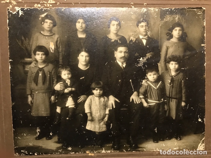 Alte Fotografie: SICILIA. Fotograf&iacute;a antigua. El Gran Clan familiar, junto con los hijos.. RETRATO AN&Oacute;NIMO (h.1920?)