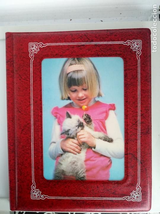 Fotografia antica: &Aacute;lbum de fotos portafotos holograma 3D vintage nuevo a estrenar ni&ntilde;o