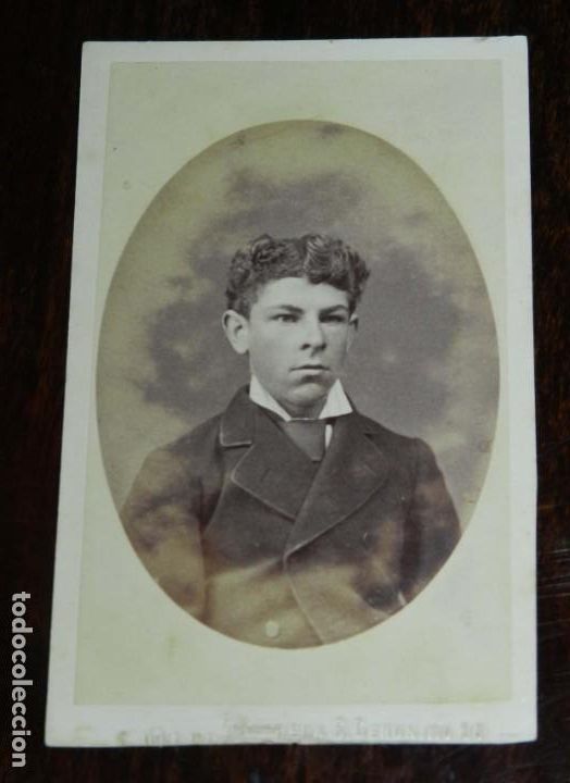 Fotograf&iacute;a antigua: FOTOGRAFIA ALBUMINA TIPO CDV, FOTO E. OTERO, MIDE 10 X 6 CMS.