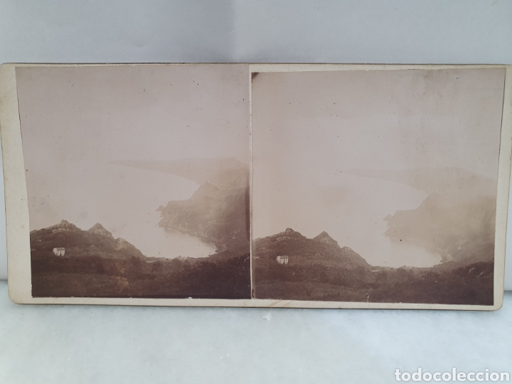 Antique Photography: FOTO ESTEREOSC&Oacute;PICA. ALBUMINA. SAN SEBASTIAN. SIGLO XIX.