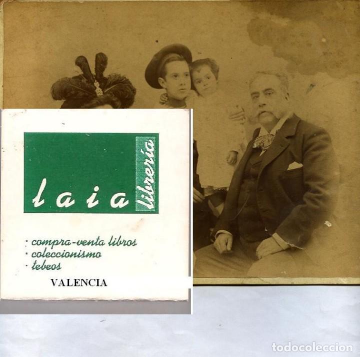 Fotografia antica: FOTOGRAFIA grupo familiar 1890, FOTOGRAFO VIRENQUE,calle Montaner PALMA nun . . .