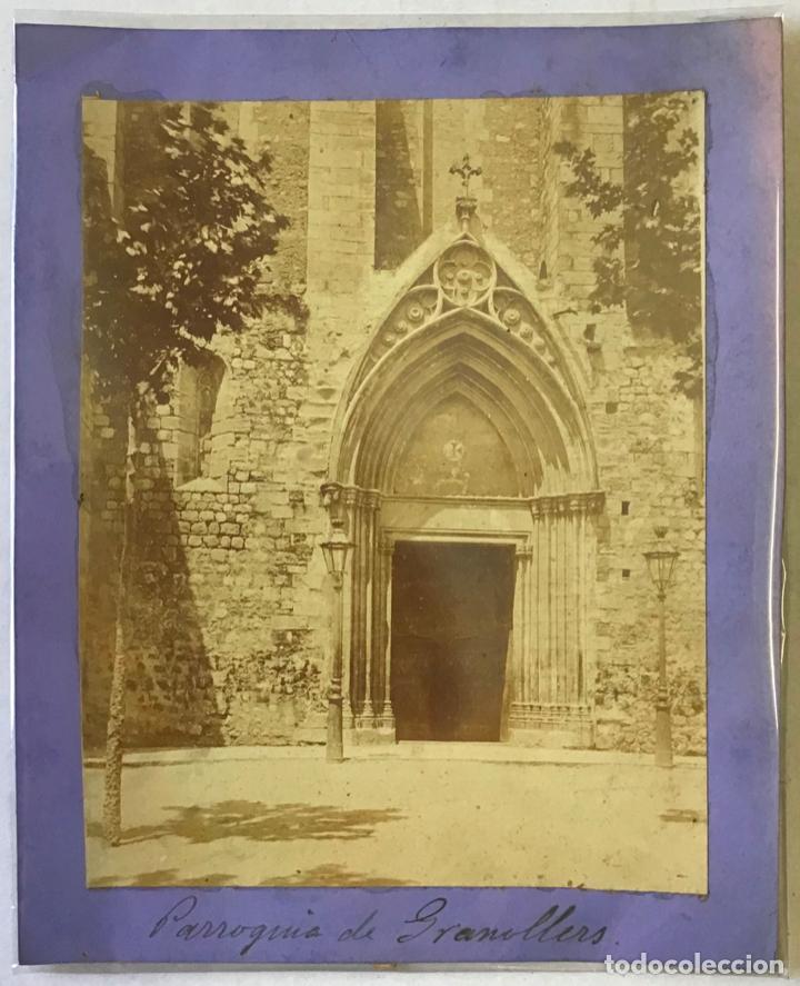 Antique Photography: PARROQUIA DE GRANOLLERS (18 CM. x 14,5 CM.)