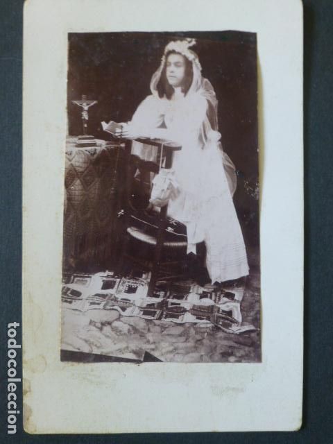 Fotografia antiga: RETRATO NI&Ntilde;A PRIMERS COMUNION