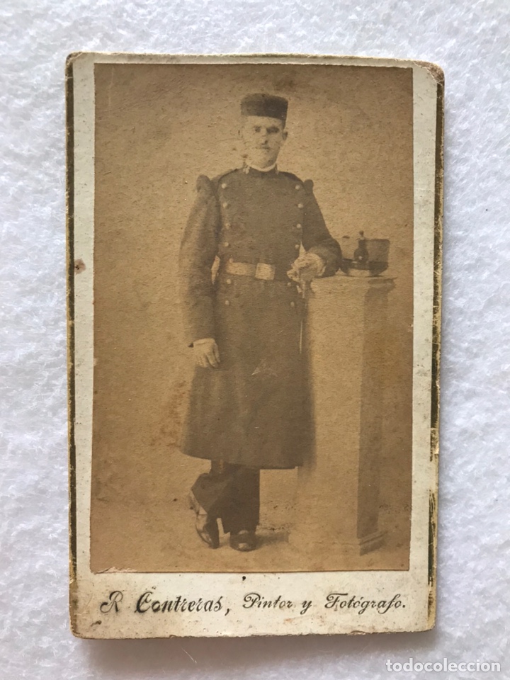 Fotografia antica: ANTIGUA FOTOGRAF&Iacute;A MILITAR. REGIMIENTO INFANTER&Iacute;A. R . CONTRERAS