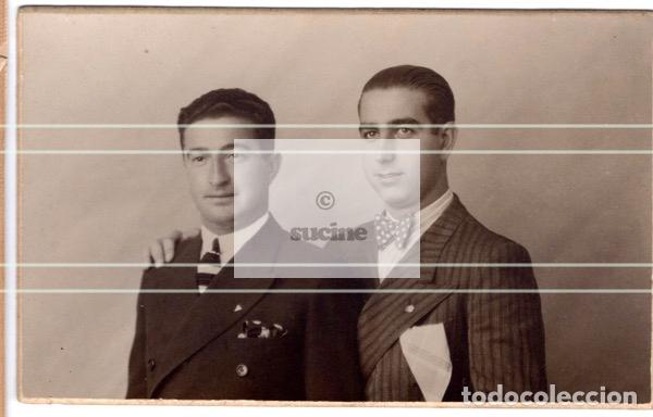 Antique Photography: FOTOGRAFIA DE DOS SE&Ntilde;ORES DEL FOTOGRAFO COLON NAVARRO DE CASTELLON