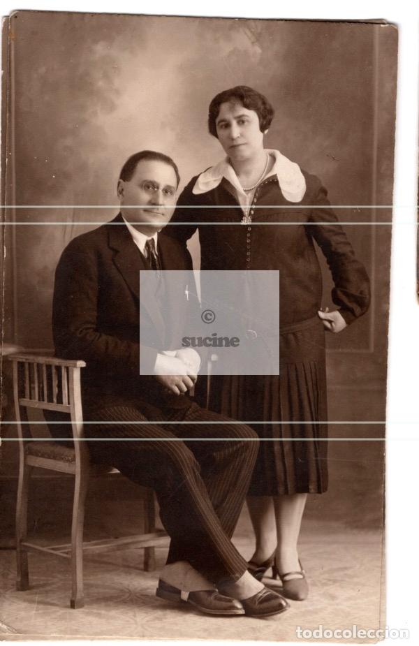 Fotografia antica: FOTOGRAFIA ORIGINAL MATRIMONIO DEL FOTOGRAFO COLOM DE CASTELLON