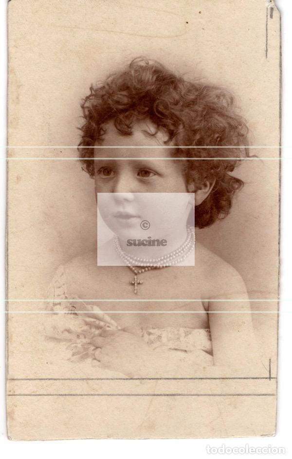 Fotografia antiga: FOTOGRAFIA ORIGINAL NI&Ntilde;A CASTELLON
