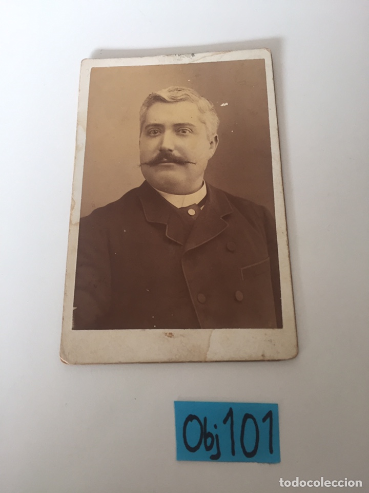 Fotografia antiga: Antigua foto retrato de estudio