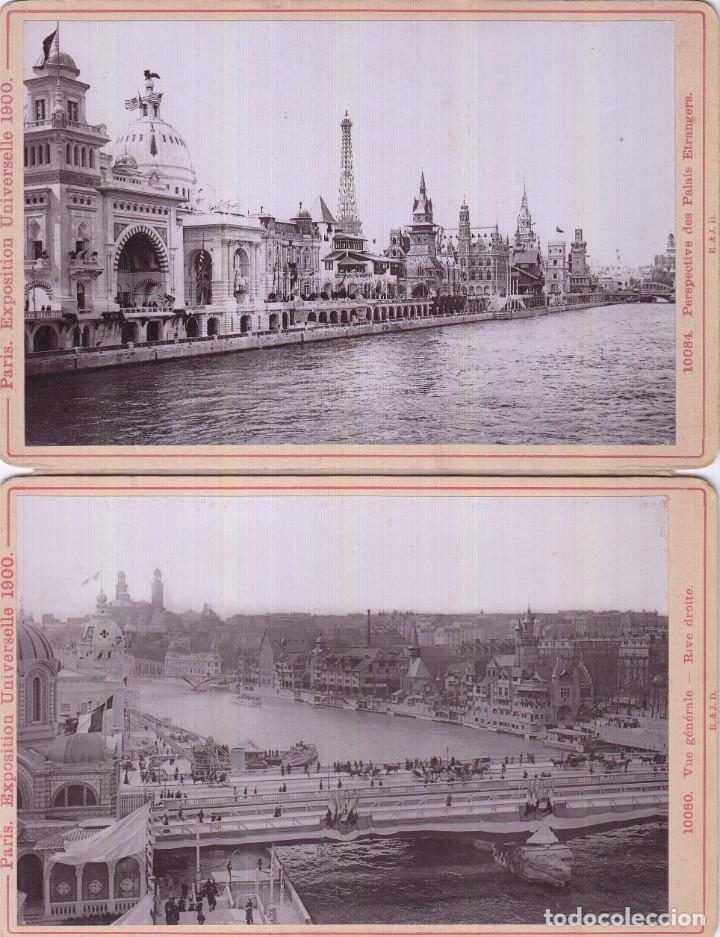Antique Photography: 2 ALB&Uacute;MINAS. EXPOSICI&Oacute;N UNIVERSAL PARIS 1900.(16 X 10,5 cada una)