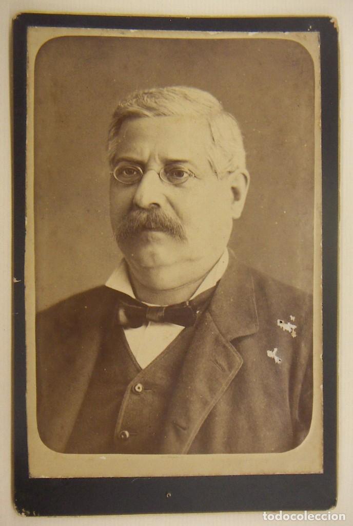 Fotografia antica: Antigua fotografia de un caballero principio de siglo XX