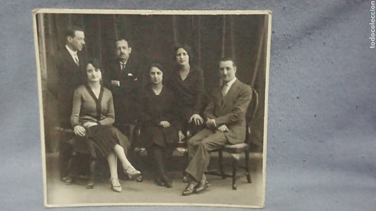 Fotograf&iacute;a antigua: ANTIGUA FOTOGRAF&Iacute;A RETRAT&Oacute; FAMILIAR