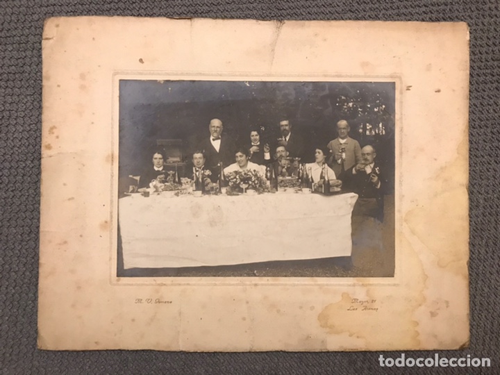 Fotografia antica: M.V. GIMENO, fot&oacute;grafo LAS ARENAS, Vizcaya. Fotograf&iacute;a D&iacute;as de Vino y Rosas... (h.1900?)