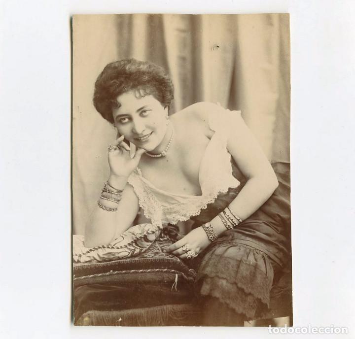Fotografia antica: BARN&Eacute;S, TEATRO, FOTO: OGERAU, PARIS. 10,5X14,5 CM.