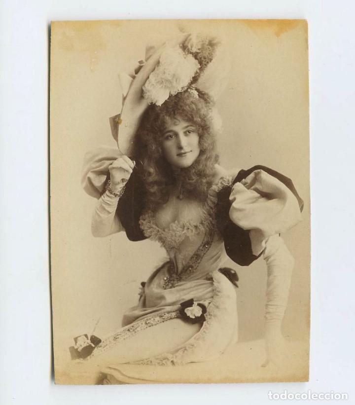 Fotografia antica: YOUNG LIANE DE VRIES, ACTRIZ BELLE EPOQUE. FOT&Oacute;GRAFO DESCONOCIDO, 10X14,5 CM.