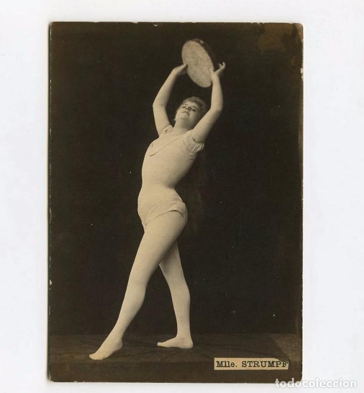 Fotograf&iacute;a antigua: MLLE. STRUMPF, SIN DATOS REVERSOS, 10X14,5 CM.