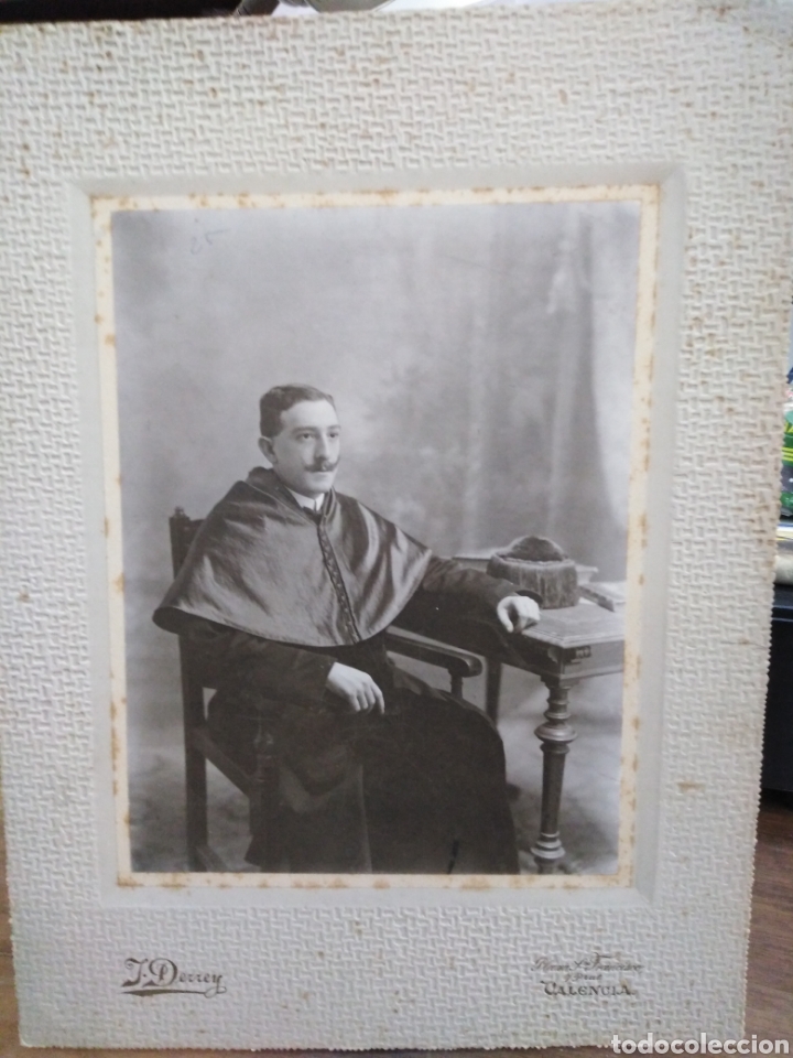 Fotograf&iacute;a antigua: FOTOGRAF&Iacute;A ANTIGUA-FOT&Oacute;GRAFO J.DERREY/PLAZA SAN FRANCISCO VALENCIA-A&Ntilde;OS 20/30-22X17