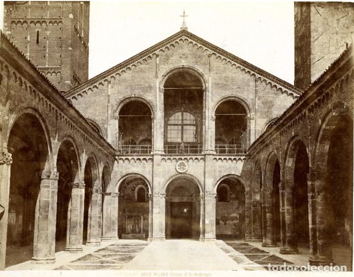 Fotografia antiga: Mil&aacute;n. Italia. Iglesia de San Ambrosio
