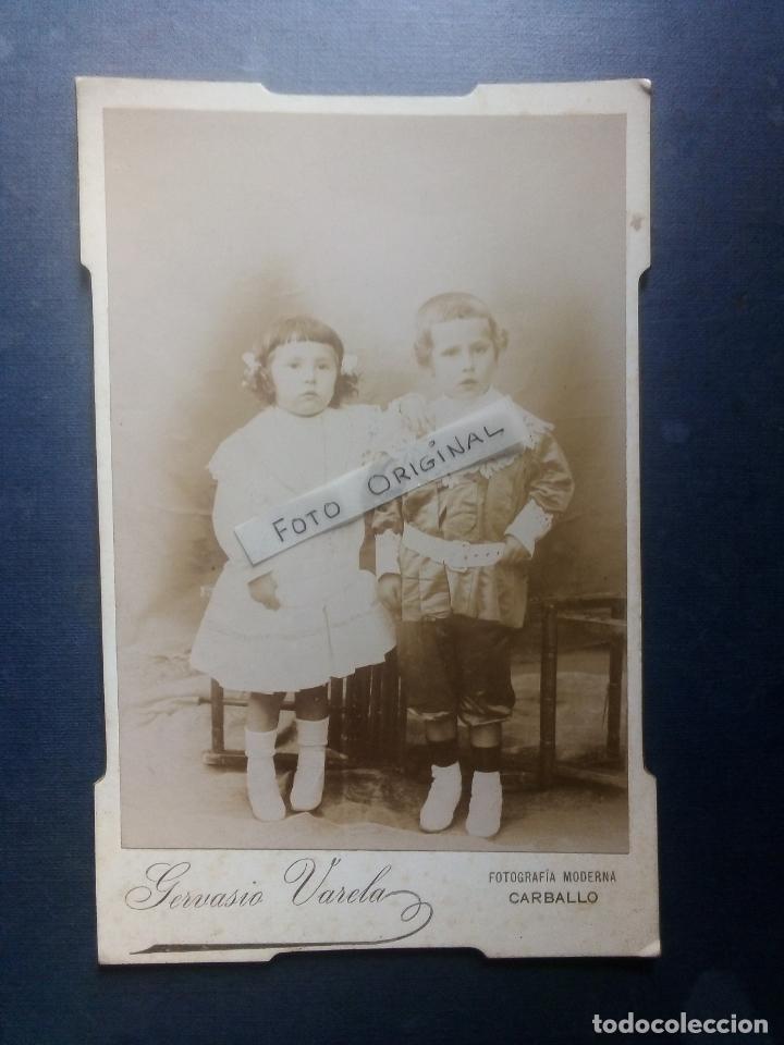 Fotograf&iacute;a antigua: FOTO - DOS HERMANOS de GERVASIO VARELA - FOTOGRAF&Iacute;A MODERNA CARBALLO.