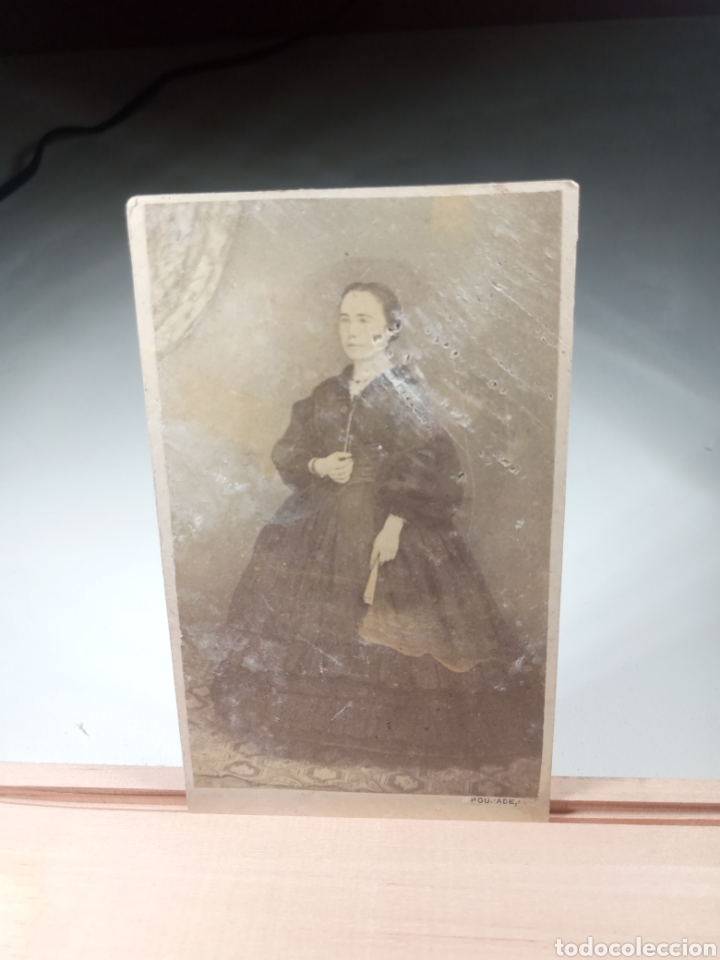 Antique Photography: Retrato de &eacute;poca. Fot&oacute;grafo poujade medidas 6x10