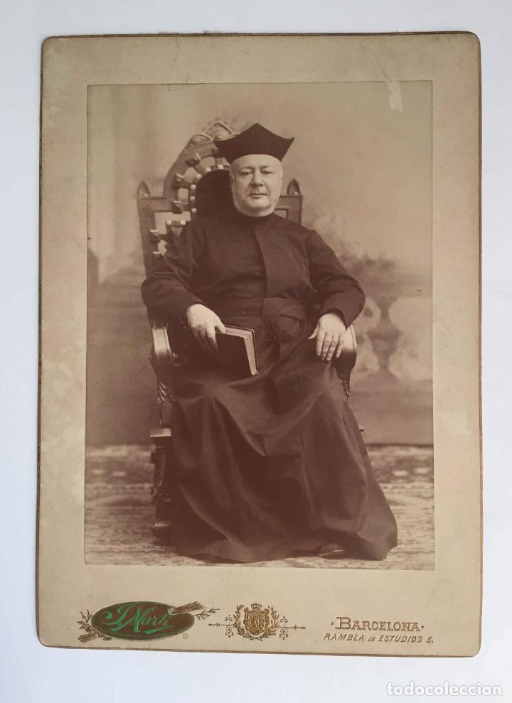 Fotografía antigua: Fotografía albúmina (14 x 10 cms.) Juan Martra vicario (1880’s) Barcelona, Joan Martí ¡Original! - Foto 4 - 243641270