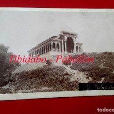Fotografía antigua: BARCELONA - TIBIDABO - 1901 - PABELLÓN DE LA REINA. Lote 243642700