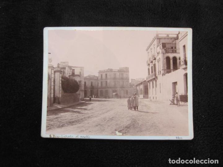 Fotograf&iacute;a antigua: SANT BOI-SAN BOY-ENTRADA AL PUEBLO-A&Ntilde;O 1899-FOTOGRAFIA ANTIGUA-VER FOTOS-(78.604)
