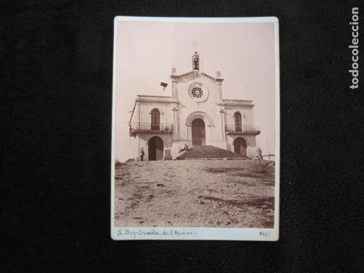 Fotograf&iacute;a antigua: SANT BOI-SAN BOY-ERMITA DE SANT RAMON-A&Ntilde;O 1897-FOTOGRAFIA ANTIGUA-VER FOTOS-(78.608)