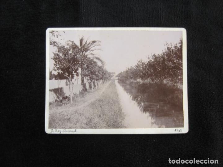 Fotograf&iacute;a antigua: SANT BOI-SAN BOY-EL CANAL-A&Ntilde;O 1898-FOTOGRAFIA ANTIGUA-VER FOTOS-(78.609)