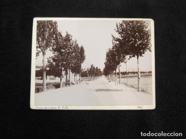 Fotograf&iacute;a antigua: TONA-CARRETERA DE VICH-A&Ntilde;O 1899-FOTOGRAFIA ANTIGUA-VER FOTOS-(78.612)